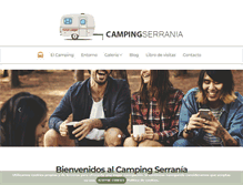 Tablet Screenshot of campingserrania.es